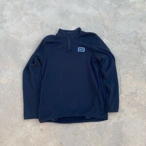Men's Black Half-Zip Sweater